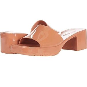 Steve Madden nude block heels